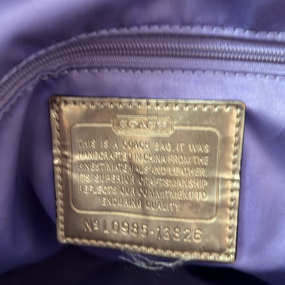 Coach Tote used but still useful! - Picture 6 of 7